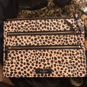 Authentic Kate Spade Leopard Jewelry Bag